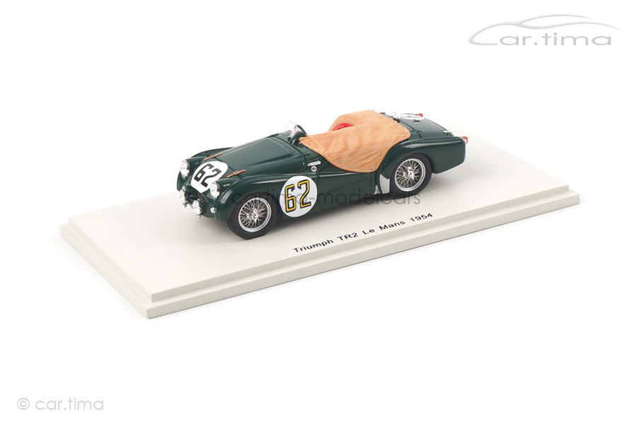 Triumph TR2 24h Le Mans 1954 Brown/Wadswoth Spark 1:43 S4453
