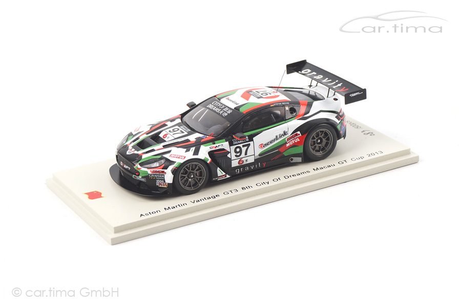Aston Martin Vantage GT3 Macau GT Cup 2013 Stefan Mücke Spark 1:43 SA050
