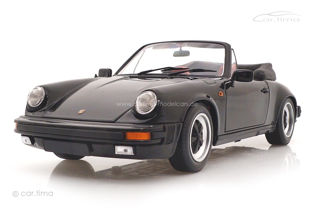 Porsche 911 3.2 Carrera Cabriolet schwarz Minichamps 1:18 100063035