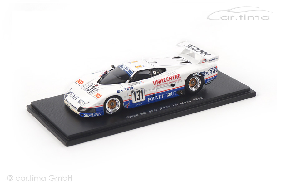 Spice SE 87C 24h Le Mans 1988 Grand/Guenoun/Terrien Spark 1:43 S3587 Spice SE 87C 24h Le Mans 1988 Grand/Guenoun/Terrien Spark 1:43 S3587