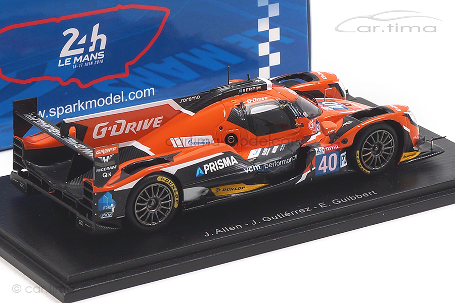 Oreca 07-Gibson 24h Le Mans 2018 Allen/Gutiérrez/Guibbert Spark 1:43 S7025