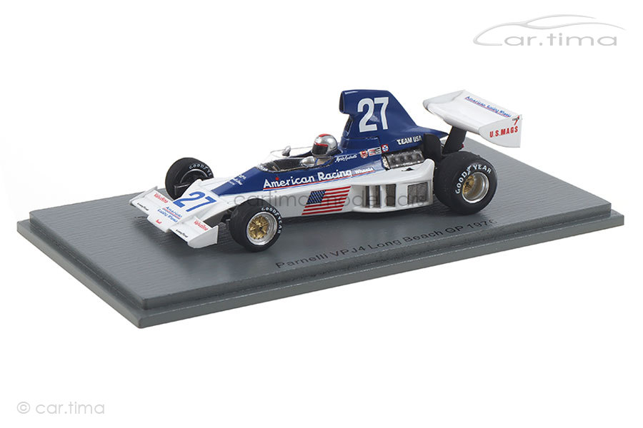 Parnelli VPJ4B GP Long Beach 1976 Mario Andretti Spark 1:43 S1891 Parnelli VPJ4B GP Long Beach 1976 Mario Andretti Spark 1:43 S1891