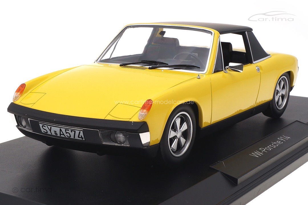 VW-Porsche 914/6 1973 gelb Norev 1:18 187689 VW-Porsche 914/6 1973 gelb Norev 1:18 187689