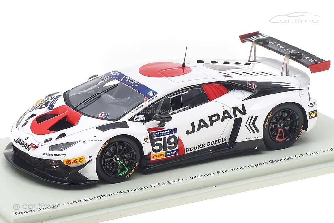 Lamborghini Huracán GT3 evo Winner Vallelunga 2019 Hamaguchi/Sasahara Spark 1:43 S9607 Lamborghini Huracán GT3 evo Winner Vallelunga 2019 Hamaguchi/Sasahara Spark 1:43 S9607