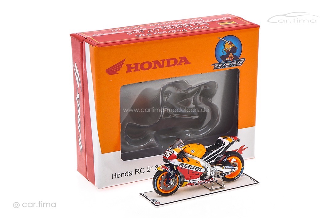 Honda RC213V Winner GP San Marino 2016 Dani Pedrosa Spark 1:43 M43004