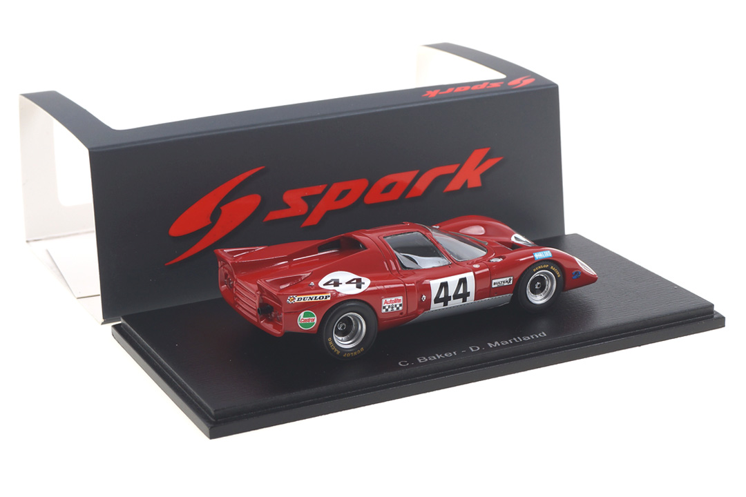 Chevron B16 BMW 24h Le Mans 1970 Baker/Martland Spark 1:43 S9401 Chevron B16 BMW 24h Le Mans 1970 Baker/Martland Spark 1:43 S9401
