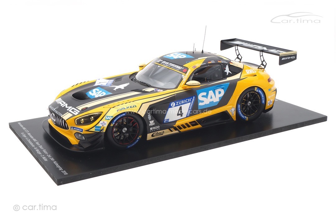 Mercedes-AMG GT3 24h Nürburgring 2018 Team Black Falcon Spark 1:18 18SG028