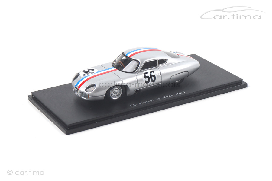 Panhard CD Mantzel 24h Le Mans 1963 Bertaut/Guilhaudin Spark 1:43 S5070 Panhard CD Mantzel 24h Le Mans 1963 Bertaut/Guilhaudin Spark 1:43 S5070