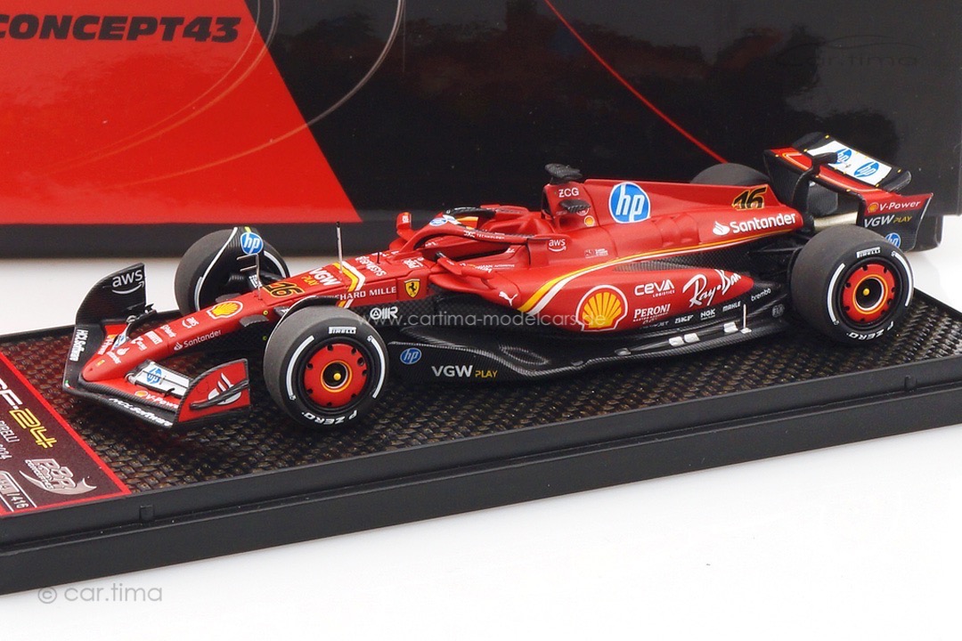 Ferrari SF24 Winner GP Italien Monza 2024 Charles Leclerc BBR 1:43 BBRC307A