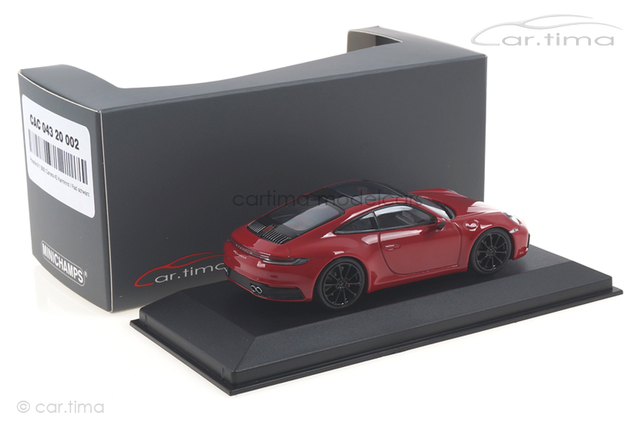 Porsche 911 (992) Carrera 4S Karminrot / Rad schwarz - Minichamps car.tima CUSTOMIZED Porsche 911 (992) Carrera 4S Karminrot / Rad schwarz - Minichamps car.tima CUSTOMIZED