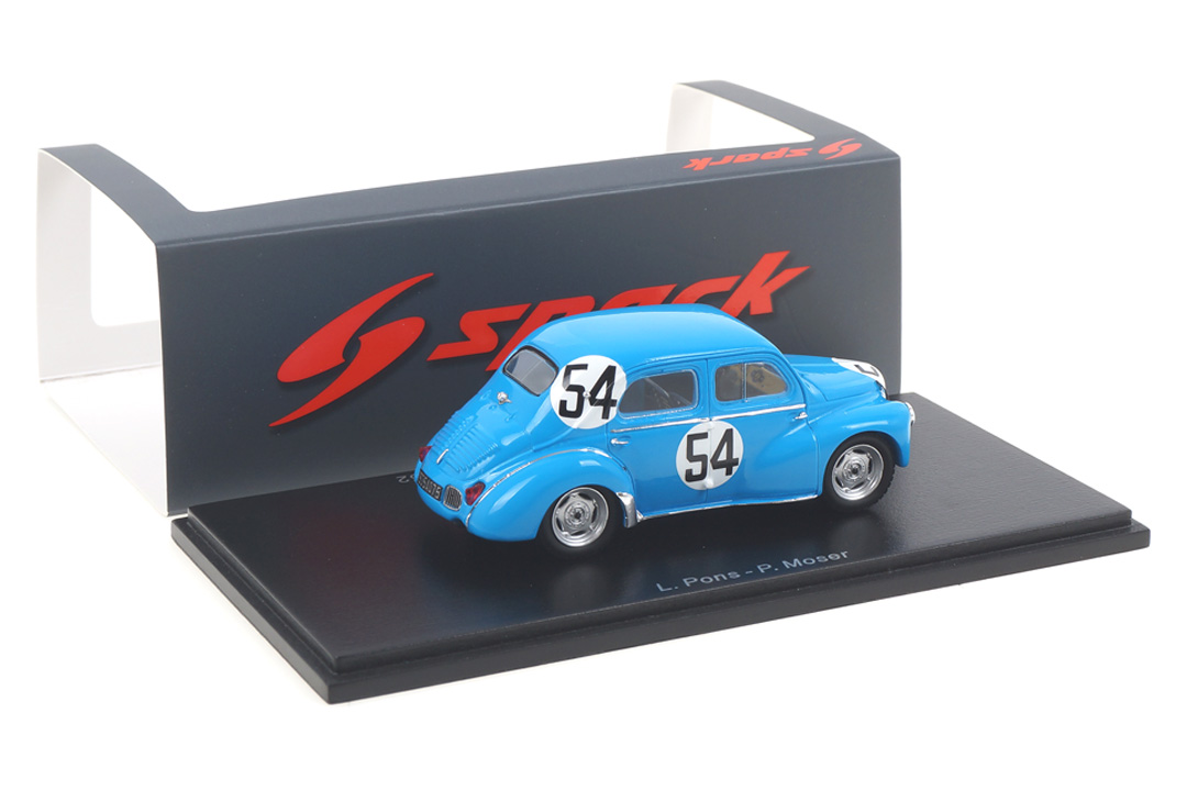 Renault 4CV 1063 24h Le Mans 1952 Pons/Moser Spark 1:43 S5224 Renault 4CV 1063 24h Le Mans 1952 Pons/Moser Spark 1:43 S5224