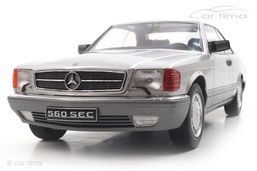 Mercedes-Benz 560 SEC C126 silber KK Scale 1:18 KKDC180332
