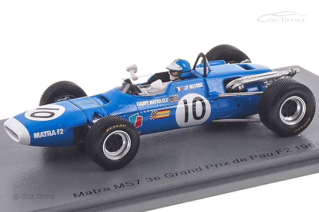 Matra MS7 GP de Pau F2 1968 Jean-Pierre Beltoise Spark 1:43 SF185