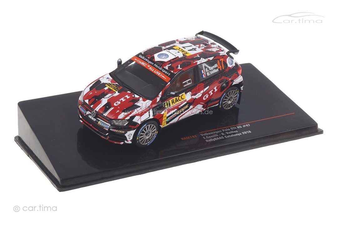 VW Polo GTI R5 WRC Rallye Catalunya 2018 Camilli/Veillas IXO 1:43 RAM741