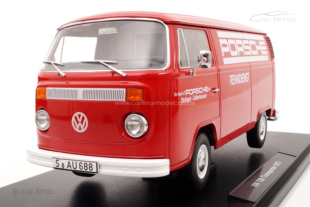 VW T2b Porsche Renndienst rot/weiß KK Scale 1:18 KKDC181412
