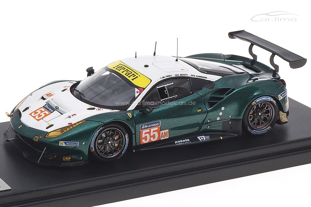 Ferrari 488 GTE 24h Le Mans 2017 Cameron/Cioci/Scott LookSmart 1:43 LSLM070 Ferrari 488 GTE 24h Le Mans 2017 Cameron/Cioci/Scott LookSmart 1:43 LSLM070