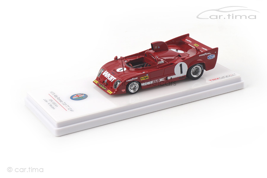 Alfa Romeo T33 TT 1000 km Spa 1975 Ickx/Merzario TSM 1:43 TSM164309 Alfa Romeo T33 TT 1000 km Spa 1975 Ickx/Merzario TSM 1:43 TSM164309