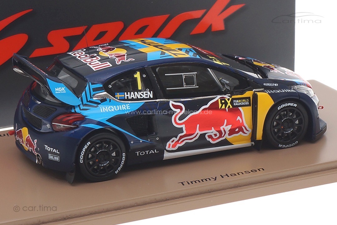 Peugeot 208 WRX Winner World RX Spanien 2020 Timmy Hansen Spark 1:43 S7880 Peugeot 208 WRX Winner World RX Spanien 2020 Timmy Hansen Spark 1:43 S7880