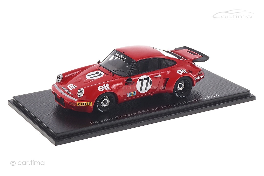 Porsche Carrera RSR 24h Le Mans 1976 Vaugh/Rulon-Miller/Laffeach Spark 1:43 S3531 Porsche Carrera RSR 24h Le Mans 1976 Vaugh/Rulon-Miller/Laffeach Spark 1:43 S3531