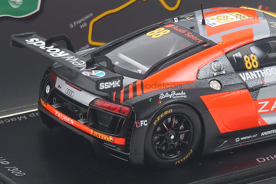 Audi R8 LMS Macau 2018 Dries Vanthoor Spark 1:43 SA168 Audi R8 LMS Macau 2018 Dries Vanthoor Spark 1:43 SA168