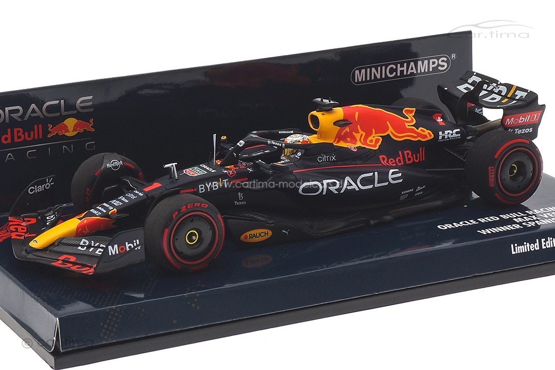 Oracle Red Bull Racing RB18 Winner GP Spanien 2022 Max Verstappen Minichamps 1:43 417220601