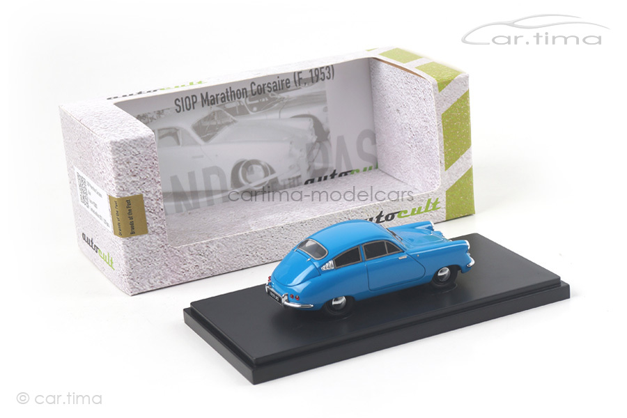Siop Marathon Corsaire 1953 blau autocult 1:43 02003 Siop Marathon Corsaire 1953 blau autocult 1:43 02003