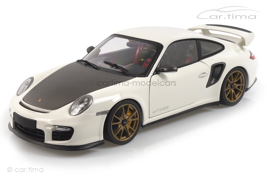 Porsche 911 (997 II) GT2 RS 2011 weiß/goldene Felgen Minichamps 1:18 100069406 Porsche 911 (997 II) GT2 RS 2011 weiß/goldene Felgen Minichamps 1:18 100069406