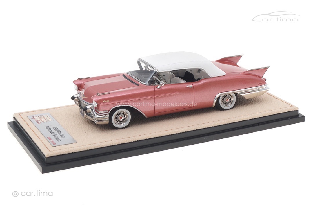 Cadillac Eldorado Biarritz 1957 Dusty Rose met. Stamp Models 1:43 STM57014