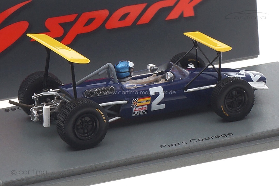 Brabham BT23C Winner Buenos Aires F2 1968 Piers Courage Spark 1:43 S7430 Brabham BT23C Winner Buenos Aires F2 1968 Piers Courage Spark 1:43 S7430