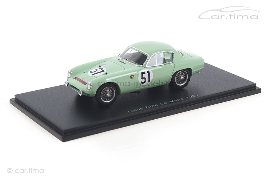 Lotus Elite 24h Le Mans 1961 Allison/Mckee Spark 1:43 S8208 Lotus Elite 24h Le Mans 1961 Allison/Mckee Spark 1:43 S8208