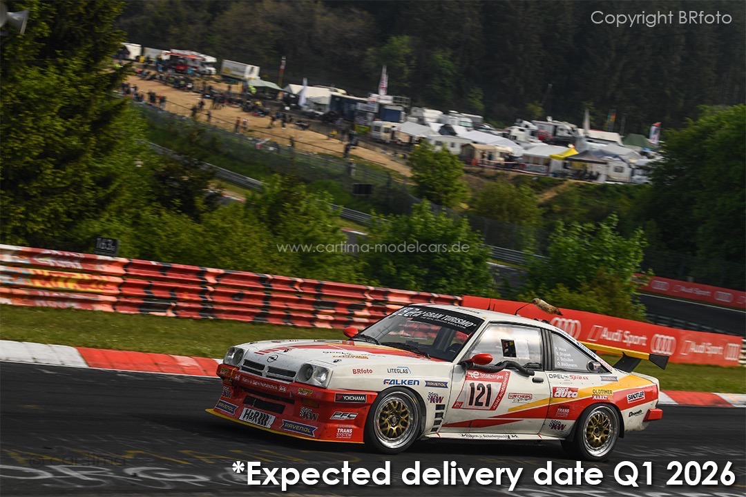 Opel Manta 24h Nürburgring 2023 Beckmann/Hass/Schulten/Strycek car.tima 1:18 CAR01825001 Opel Manta 24h Nürburgring 2023 Beckmann/Hass/Schulten/Strycek car.tima 1:18 CAR01825001