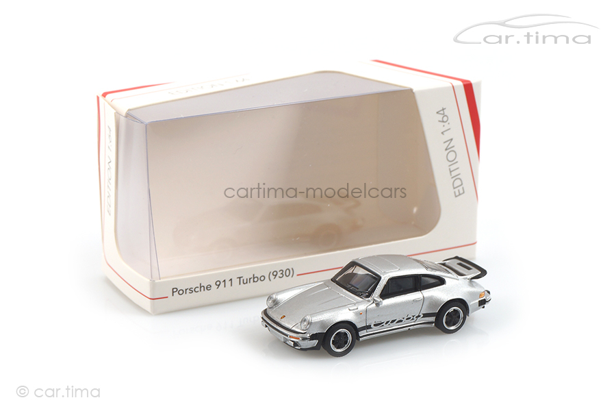 Porsche 911 (930) Turbo 3.0 silber Schuco 1:64 452022400
