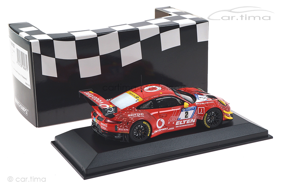 Porsche 911 (991) GT3 R 24h Nürburgring 2018 Boeckmann/Jans/Slooten/Luhr Minichamps 1:43 