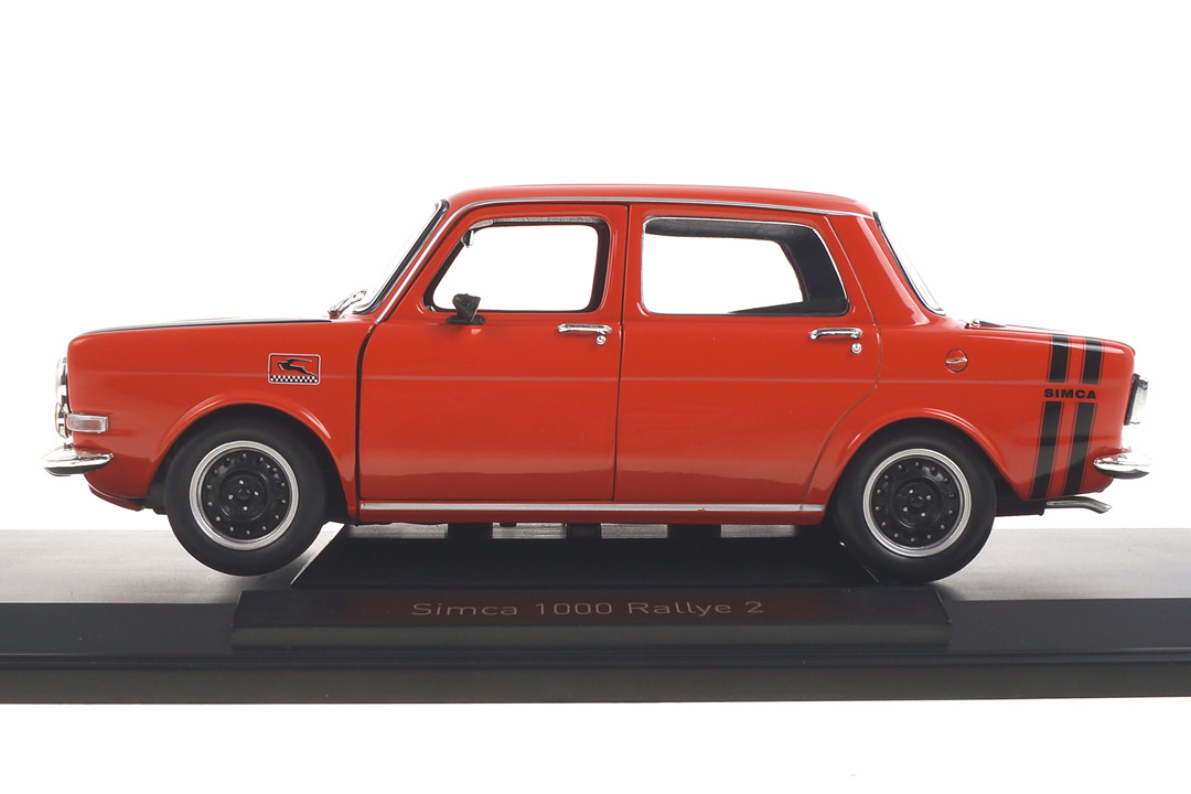 Simca 1000 Rallye 2 1971 Sarde Red Norev 1:18 185700 Simca 1000 Rallye 2 1971 Sarde Red Norev 1:18 185700