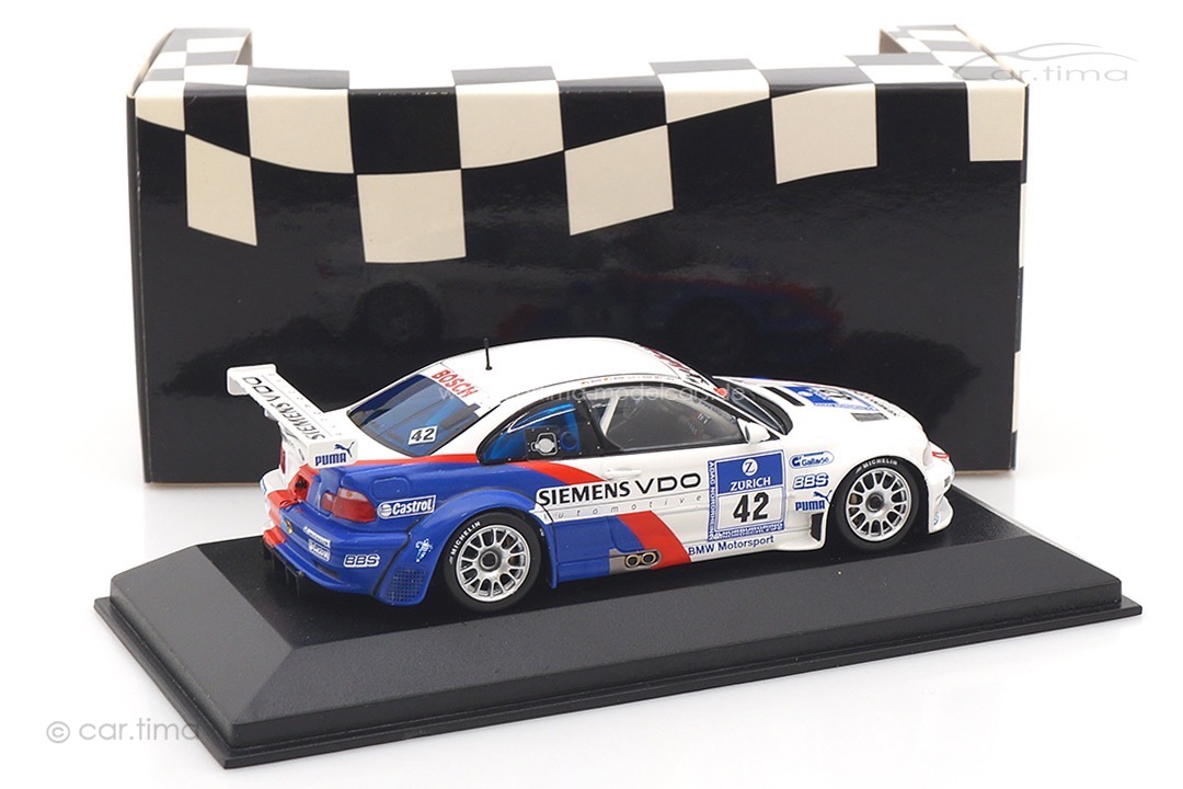 BMW M3 GTR Winner 24h Nürburgring 2004 Müller/Müller/Lamy/Stuck Minichamps 1:43 400042342