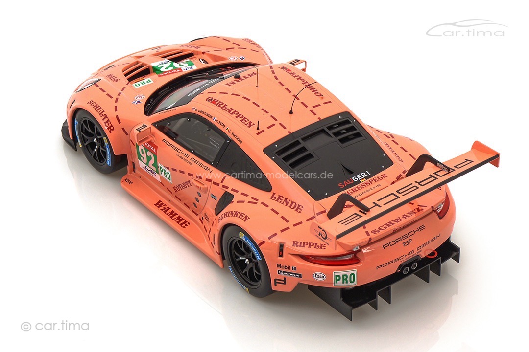 Porsche 911 (991) RSR Winner LMGTE-Pro 24h Le Mans 2018 IXO 1:12 LEGT12003