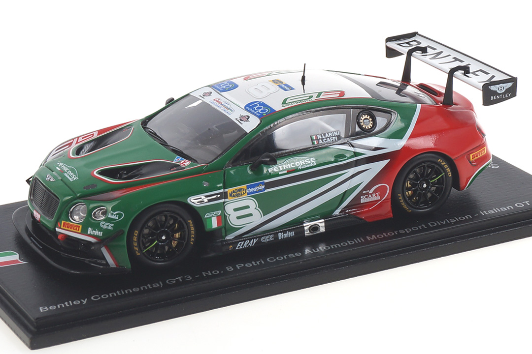 Bentley Continental GT3 Italian GT 2018 Larini/Caffi Spark 1:43 SI007 Bentley Continental GT3 Italian GT 2018 Larini/Caffi Spark 1:43 SI007