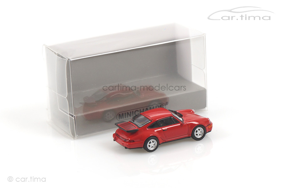 Porsche 911 (964) Turbo Indischrot Minichamps 1:87 870069100