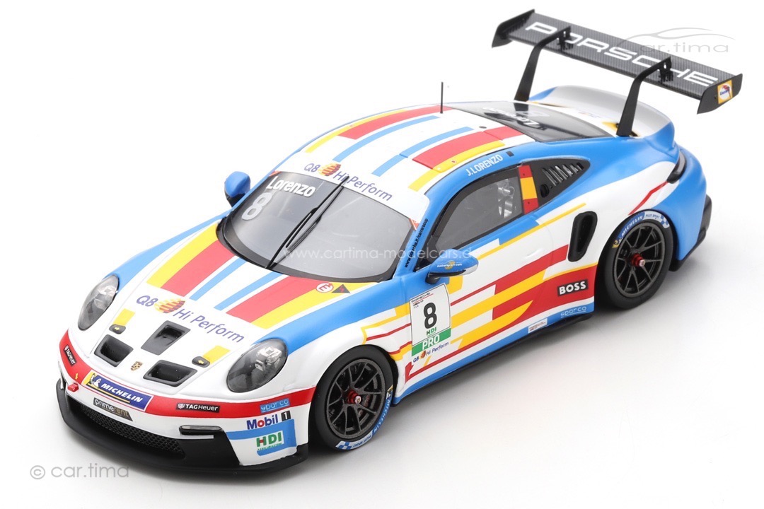 Porsche 911 GT3 Cup Porsche Carrera Cup Italia 2022 Jorge Lorenzo Spark 1:43 SI019