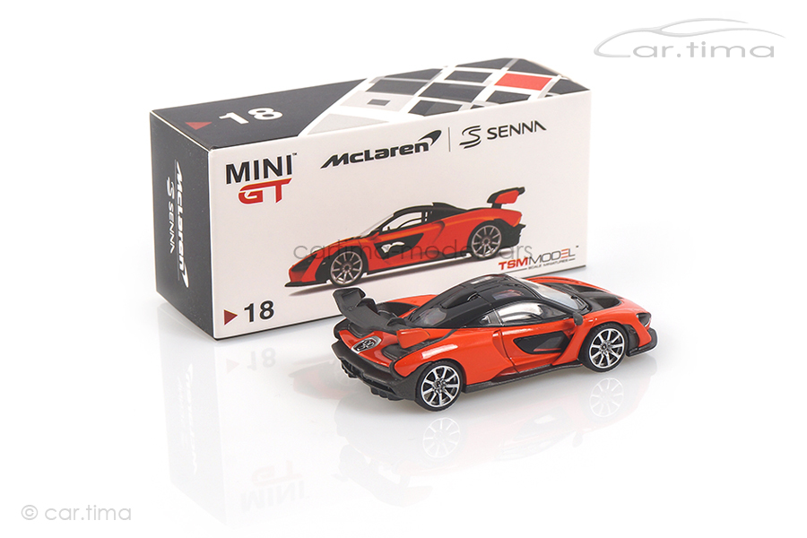 McLaren Senna (LHD) Mira orange MINI GT 1:64 MGT00018-L McLaren Senna (LHD) Mira orange MINI GT 1:64 MGT00018-L