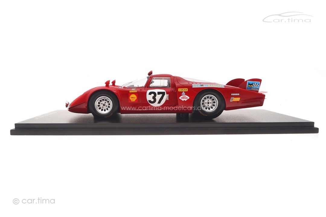 Alfa Romeo 33/2 24h Le Mans 1968 Pilette/Slotemaker Spark 1:18 18S512 Alfa Romeo 33/2 24h Le Mans 1968 Pilette/Slotemaker Spark 1:18 18S512
