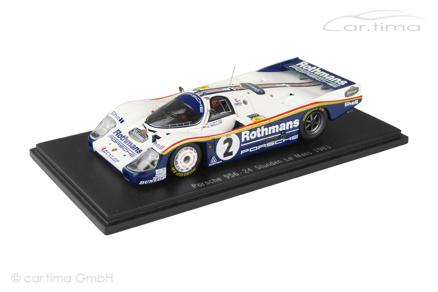 Porsche 956 24h Le Mans 1983 Bellof/Mass #800/800 Spark 1:43 CA-BEL-13