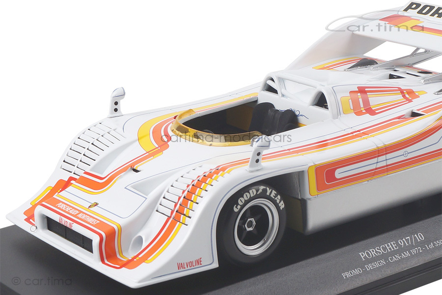 Porsche 917/10 Can Am 1972 Promo Design Minichamps 1:18 1153726500 Porsche 917/10 Can Am 1972 Promo Design Minichamps 1:18 1153726500