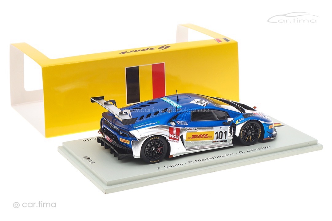 Lamborghini Huracán GT3 24h Spa 2016 Babini/Niederhauser/Zampieri Spark 1:43 SB292