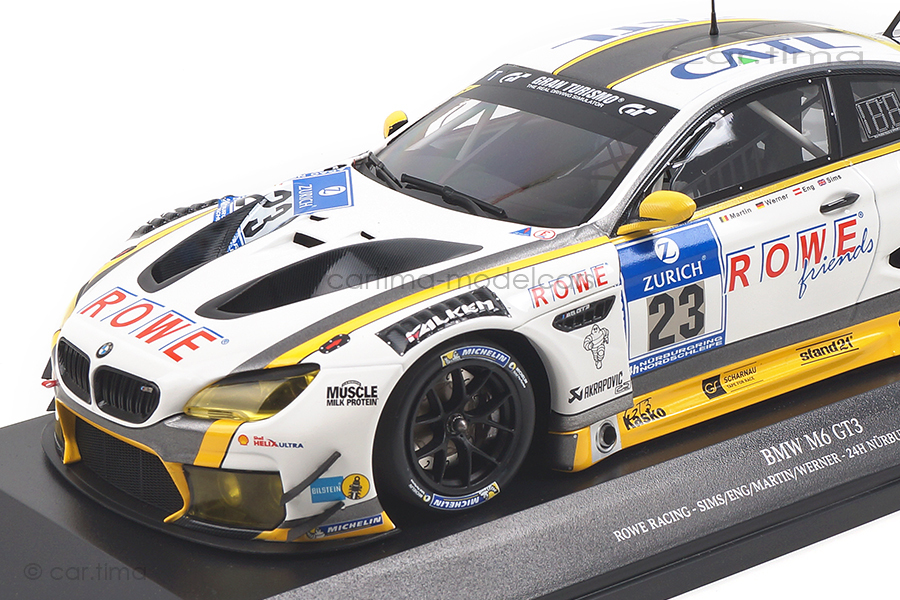 BMW M6 GT3 24h Nürburgring 2016 Eng/Martin/Sims/Werner Minichamps 1:18 155162623 BMW M6 GT3 24h Nürburgring 2016 Eng/Martin/Sims/Werner Minichamps 1:18 155162623