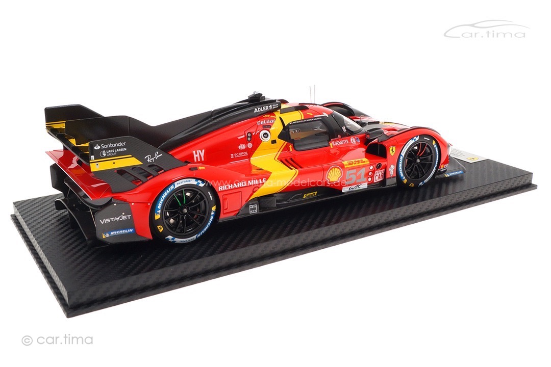 Ferrari 499P WEC 6 hrs. Spa 2023 Calado/Giovinazzi/Pier Guidi BBR 1:18 CS18004 Ferrari 499P WEC 6 hrs. Spa 2023 Calado/Giovinazzi/Pier Guidi BBR 1:18 CS18004