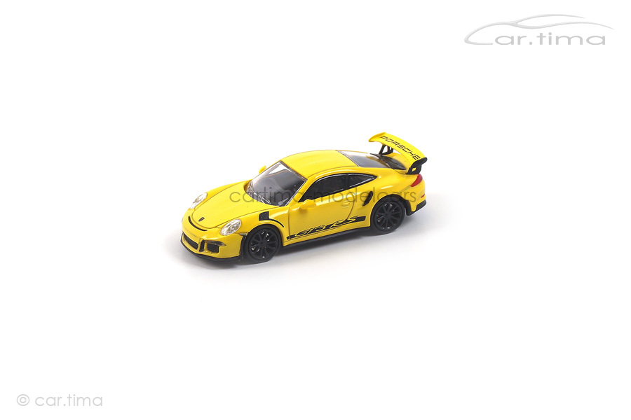 Porsche 911 (991) GT3 RS Racinggelb/Dekorstreifen schwarz Minichamps 1:87 870063225