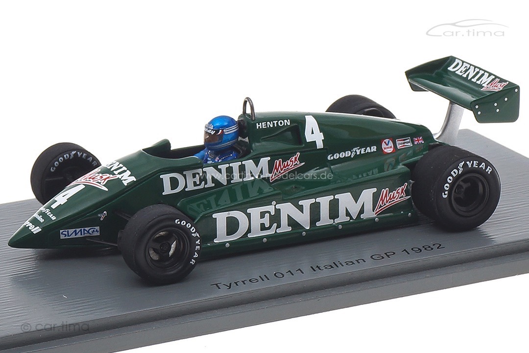 Tyrrell 011 GP Italien 1982 Brian Henton Spark 1:43 S7284 Tyrrell 011 GP Italien 1982 Brian Henton Spark 1:43 S7284
