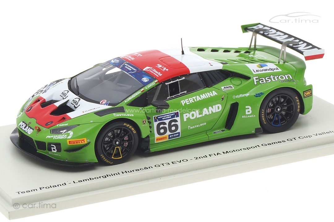 Lamborghini Huracán GT3 evo GT Cup Vallelunga 2019 Lewandowski/Janosz Spark 1:43 S9608