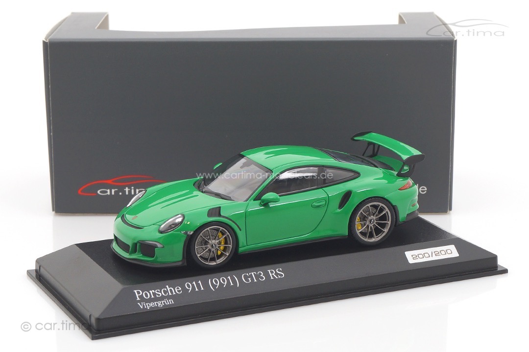 Porsche 911 (991) GT3 RS Vipergrün Minichamps 1:43 CA04316043
